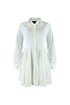 True Desire Poplin Button Up Shirts Dress